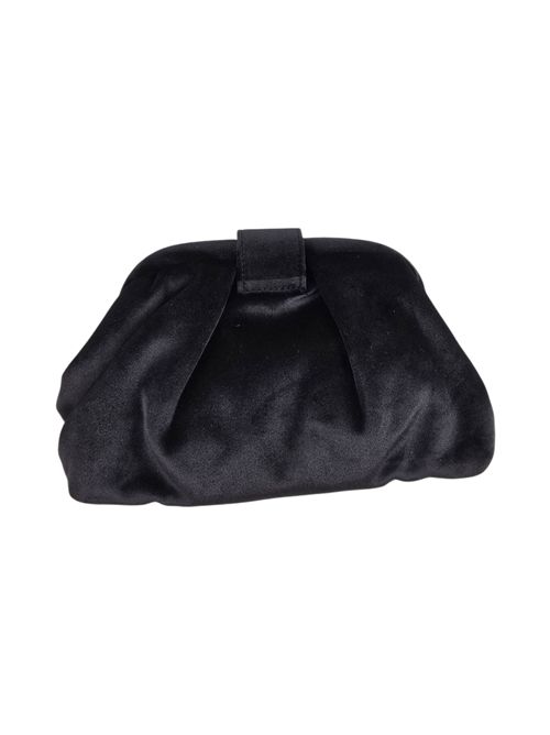 clutch donna in velluto nero Twenty Fourhaitch | ALUDRANERO